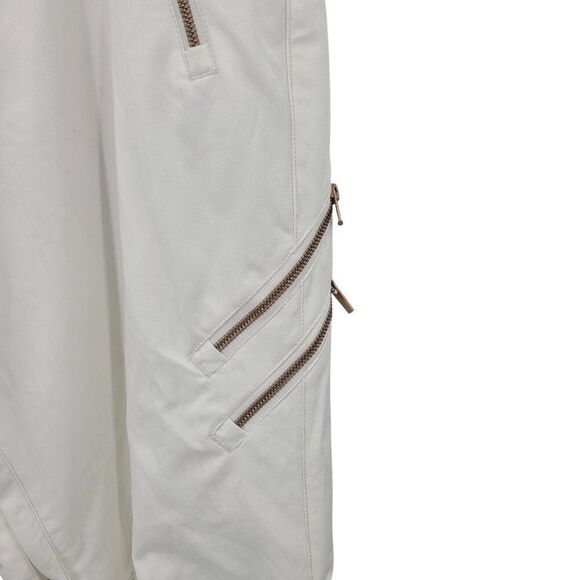 Obermeyer Ladies16 White Delia Snow Pants Snowboarding Winter Sportswear Skiing - Picture 7 of 13